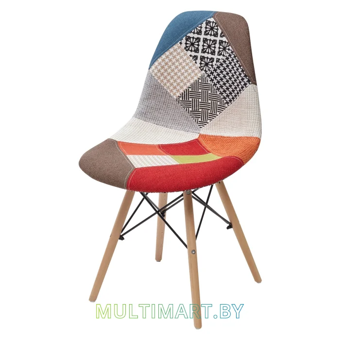 Стул Mebelart Modern-623c patchwork-d3 (пэчворк/натуральный)